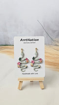 Floral Snake Dangles
