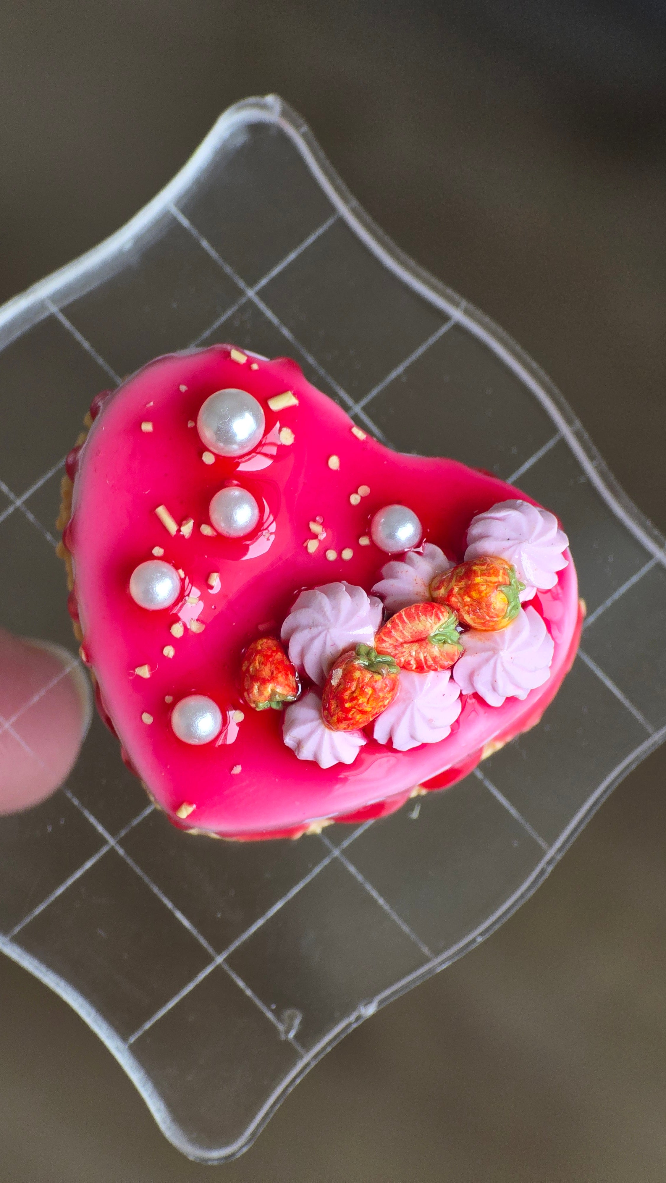 Miniature Strawberry Cake
