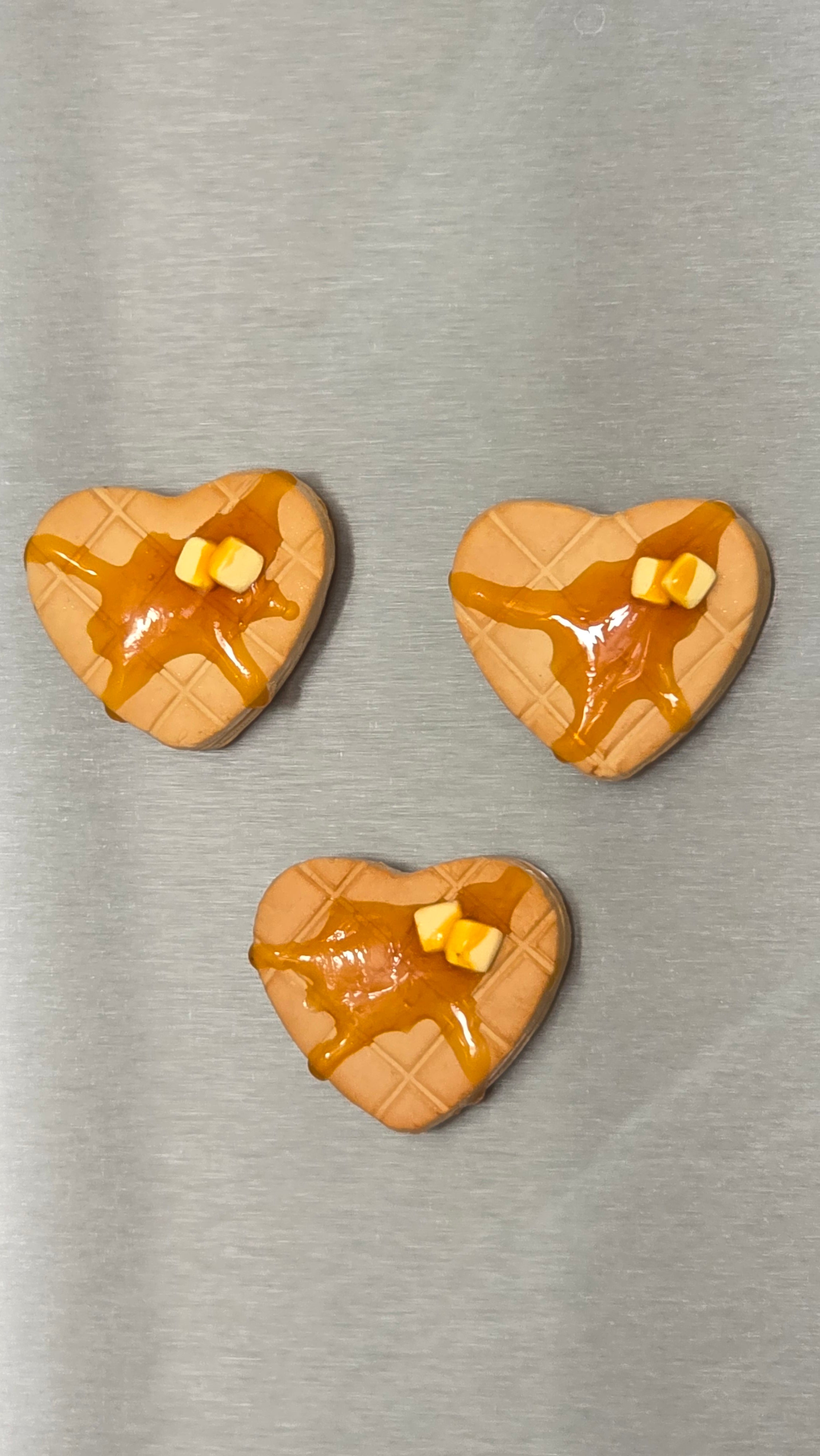 Heart Pancake Magnet