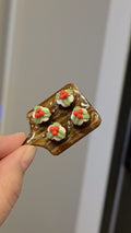 Chocolate Christmas pudding Magnet